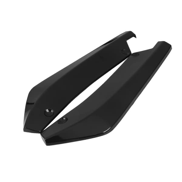 2st Universal Bil Bakre Stötfångare Läpp Diffuser Splitter Spoiler Repskydd