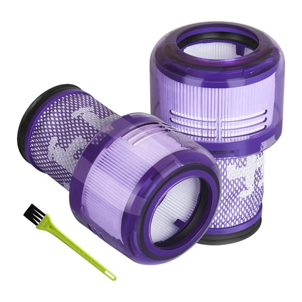 4 stk. HEPA-filter til Dyson V12 Slim Detect Absolute Extra/Total Clean/Støvsuger 971517-01