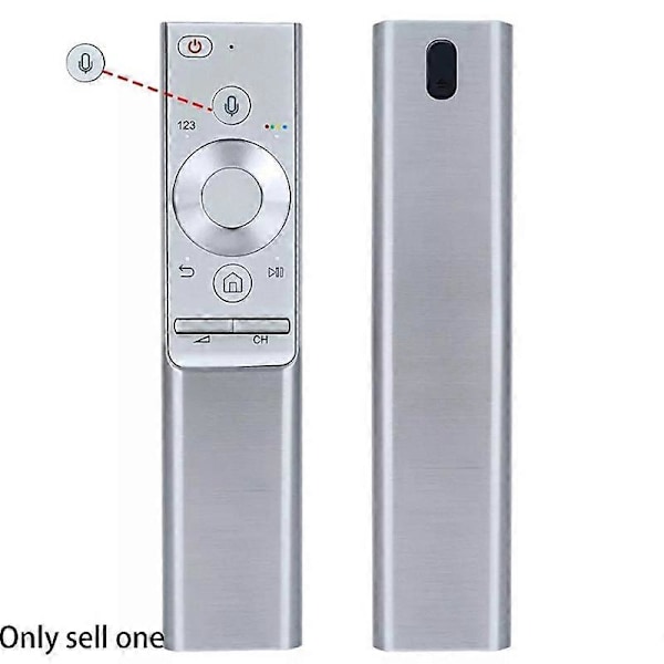 Röstfjärrkontroll för Samsung TV BN59-01274A BN-Q789FC Luftmus + Infraröd Fjärrkontroll Inbyggd Silver