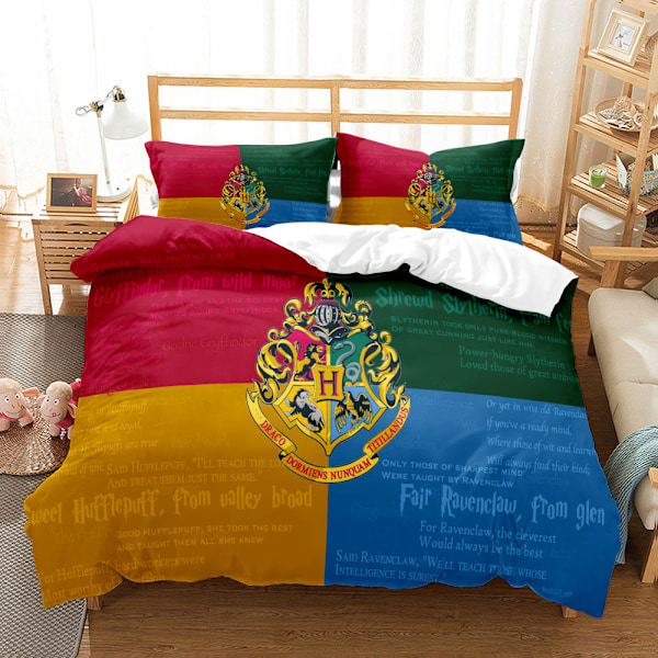 Harry Potter School of Magic Digital Print Dynetrekksett - hogwarts3 Double200x200