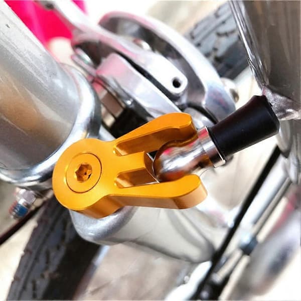 2X Foldecykel Fangst Kuglehoved Rørbolt til Titanium Legering Cykel Fangst Kugle