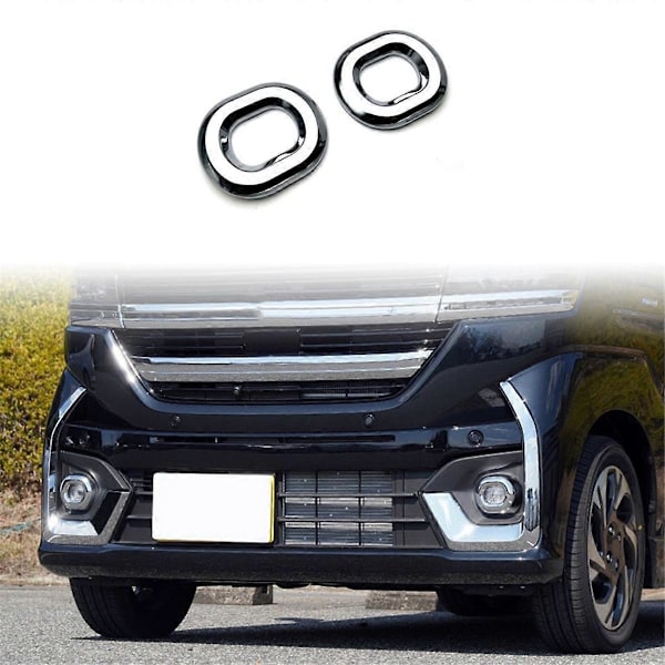 För Suzuki Spacia Custom MK54S MK94S 2024 Bil Främre Dimljus Ljusskydd Trim Huvud Ljus Lampskydd