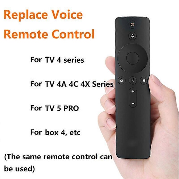 Ersättningsfjärrkontroll med röststyrning för Xiaomi Mi TV 4A 4C & 4S-serien 43/48/49/50/55/65 tums kontroller