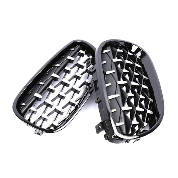 Front Kofanger Nyre Grill Diamant Grill til BMW E60 E61 5-serie 550I 535I M5 2003-2010 Meteor