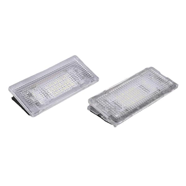 2 stk. nummerpladelys 18 LED 3528SMD hvidt nummerpladelys til BMW E46