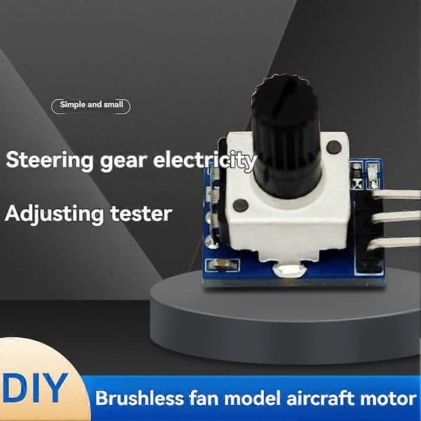 Liten Servomotor ESC Testare PWM Kontroll Mini DIY Borstlös Fläkt Modell Flygplansmotor Hastighetskontroll