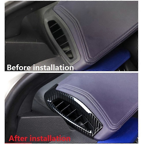 Bil Luftkonditionering Ventilationsgaller Utloppsskydd Trim Dekal Dekor Ram för Toyota C-HR CHR 2016-2020 Tillbehör