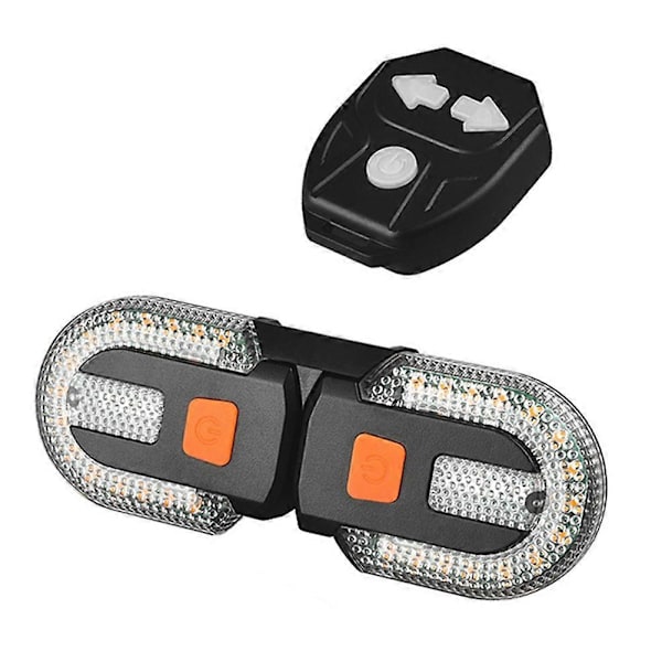 Ny Smart Cykelbelysning Set USB Uppladdningsbar Cykel Blinkers Cykling Lykta Tillbehör LED Bak Lampa Li