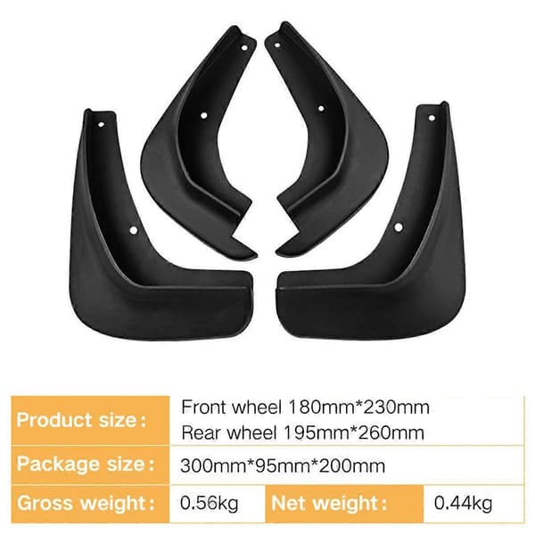 Bil Mudguard Mud Flaps Sprutskjerm For Fusion Mondeo