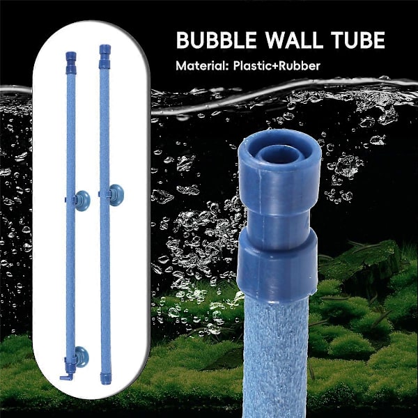 Akvarium Luftsten Bubbelvägg Luftningsrör Syrepump Diffuser