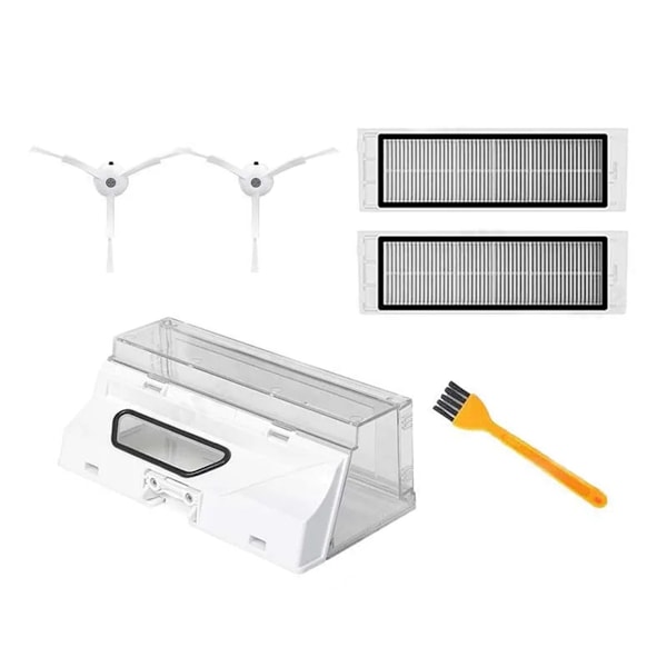 För Xiaomi Mi Robot 2St Roborock S55 S51 S50 S6 T6 Dammbox Reservdelar Dammsugare Hepa Filter Ersättningsdelar