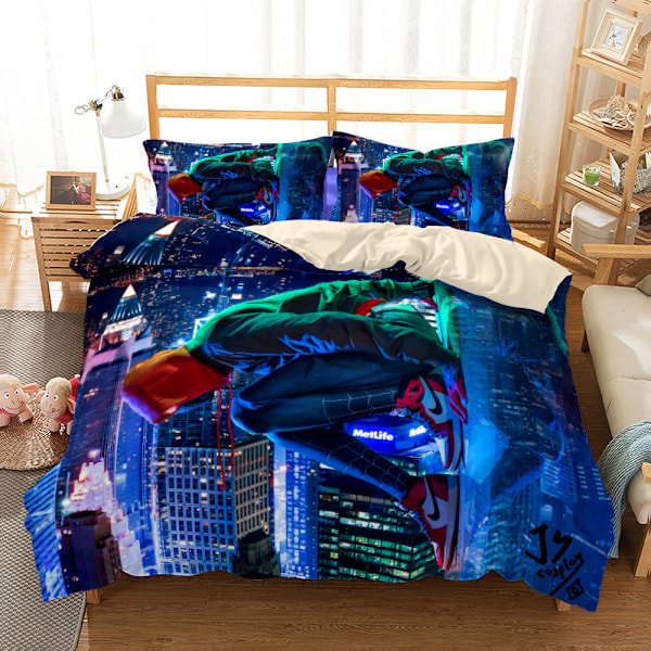 Marvel Spider-Man New Universe Täcke Set -verse3 SINGLE 135x200cm
