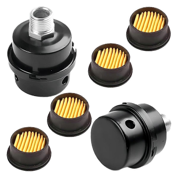 2 st 1/2 tums gängljuddämpare, 20 mm filterljuddämpare för generator, avgas
