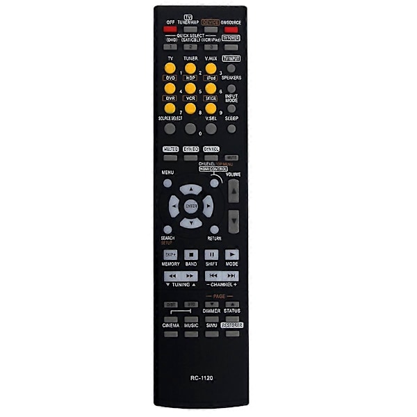 RC-1120 Fjernbetjening til Denon AV Receiver Dele AVR-590 DHT590BA AVR-1610 AVR-1910 AVR1802 AVR250