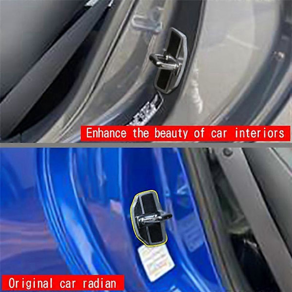4 Set TRD Dörrstabilisator Dörrlås Skydd Lås Skydd för Subaru Alla Serier BRZ XV Forester Le