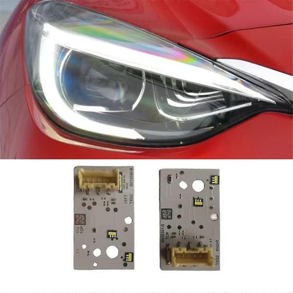 2 stk./sæt Forlygte LED-kort til QX30 Q30 2017-2019 High Version Light DRL Blinklyskilde Chip B