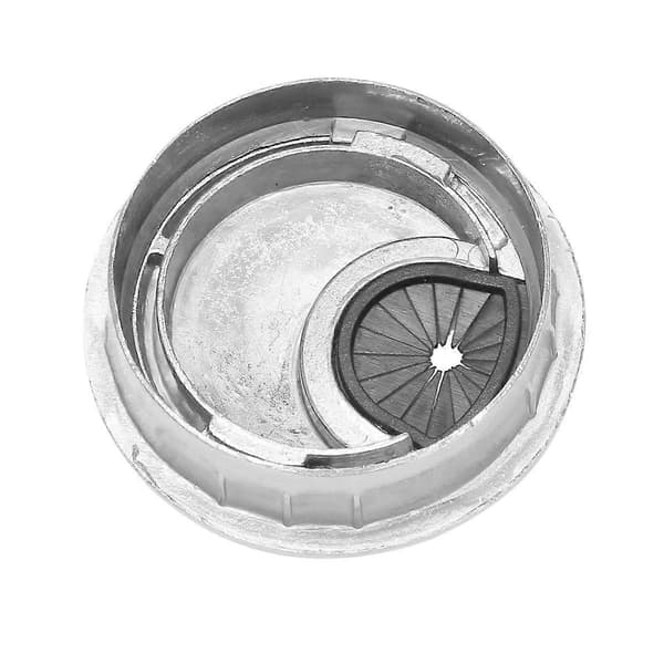 PC Computer Rustfrit Stål Ydre Diameter 50mm Skrivebords Grommet Kabelhul Dækning