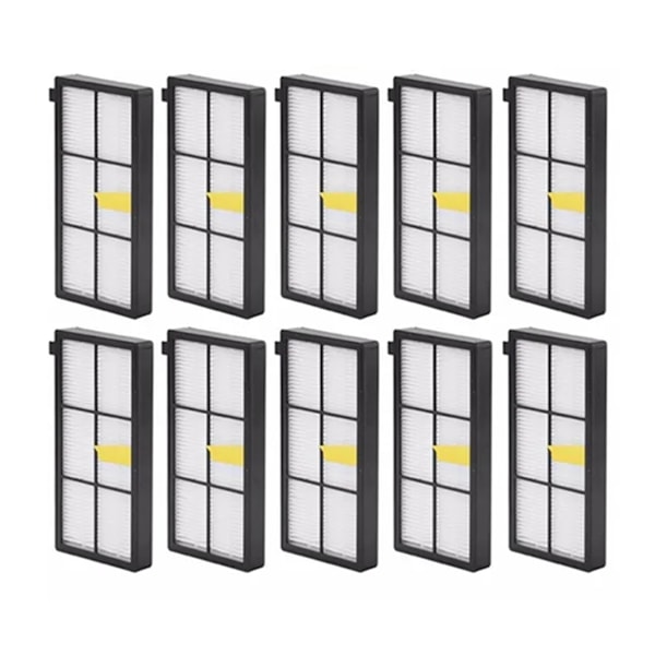 10 st Hepa-filter för iRobot Roomba 800 900-serien 870 880 980 Filter Robotdammsugare Tillbehör