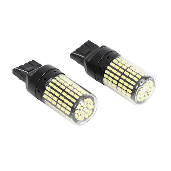 2 st Super Stark Canbus T20 7440 W21W Wy21W 144-Smd Backljus Blinkers Fel Fri Ingen F