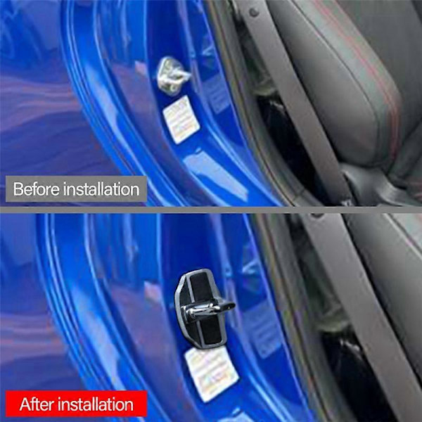 4 Set TRD Dörrstabilisator Dörrlås Skydd Lås Skydd för Subaru Alla Serier BRZ XV Forester Le