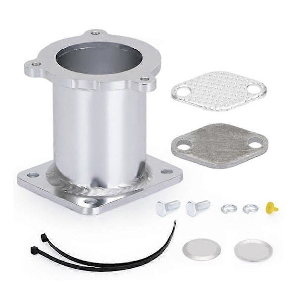 Aluminium EGR Borttagningskit Blindplatta Bypass för 5-serie E60 E61 E61N 520I 525D 530D 535D Delete Kit VR