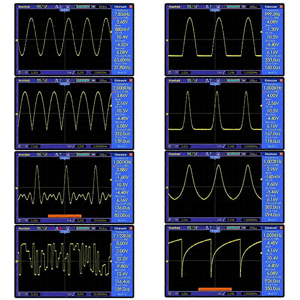 FG200 DDS Funktionssignalgenerator Frekvenstæller 0,01Hz - 500KHz Signalkildemodul Sine+Squa