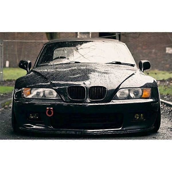 Bil Blank Sort Front Hjelm Nyre Grill Mesh Sport Racing Grills til BMW Z3 Cabriolet Coupé 1996-