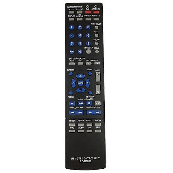 RC-R0518 Fjärrkontroll Ersättning för KENWOOD RC-R0518 KRF-V5100D V5200D AV Receiver Player Fer