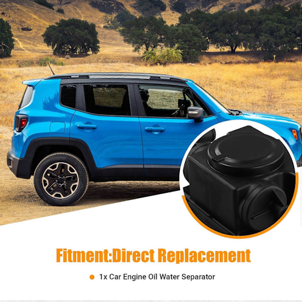 Bilmotor Olje-Vattenseparator 55235160 68328350AA för Jeep Renegade 2015-2018 Motortillbehör