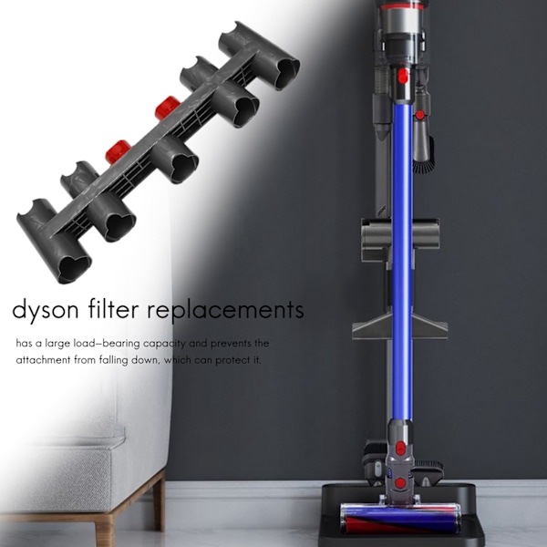 Pidiketarvike Dyson V7 V8 V10 V11 V15 -imureille, telakointiaseman järjestäjä Dyson-pölynimurille 9 säilytyspaikalla