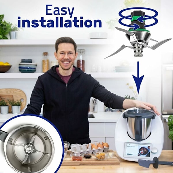 Thermomix TM5 Terä ja Tiivistesarja - Vorwerk Thermomix TM5 -ruoanvalmistuskoneeseen - Keittiö- ja ruoanlaittotarvikkeet