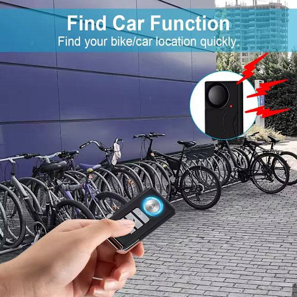Langaton varkaudenestohälytin, ovet ja ikkunat Remote control