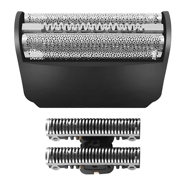 Rakapparat 30B Ersättningsfolieskärm + Blad kompatibel med Braun 3-serien SmartControl 5494 4835 197S 195S 4845