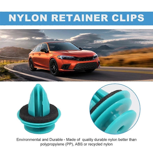 25 st Trim Panel Nylon Fästklämmor För Toyota 90467-10188