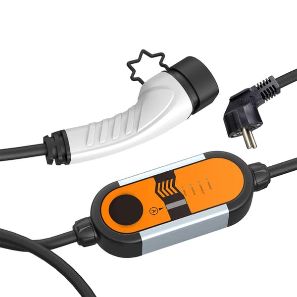 Type2 EV-oplader til elbil 3,5KW 5M kabel, 8-10A AU 85-264V