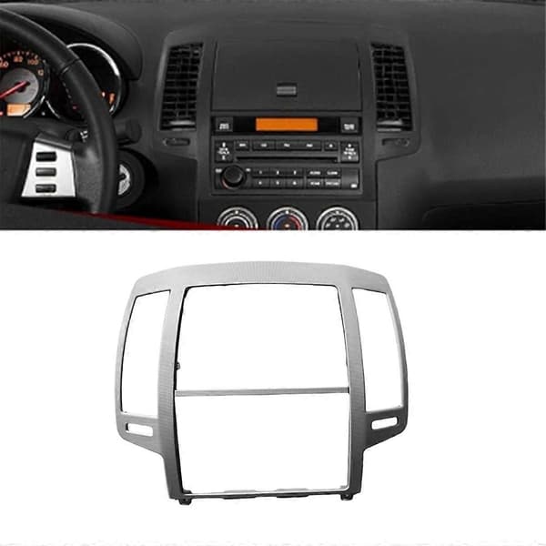 Bil Dashbord Sentral Kontrollpanel AC Luftuttak Ramme Navigasjonspanel Trim Ramme for 2004-2006