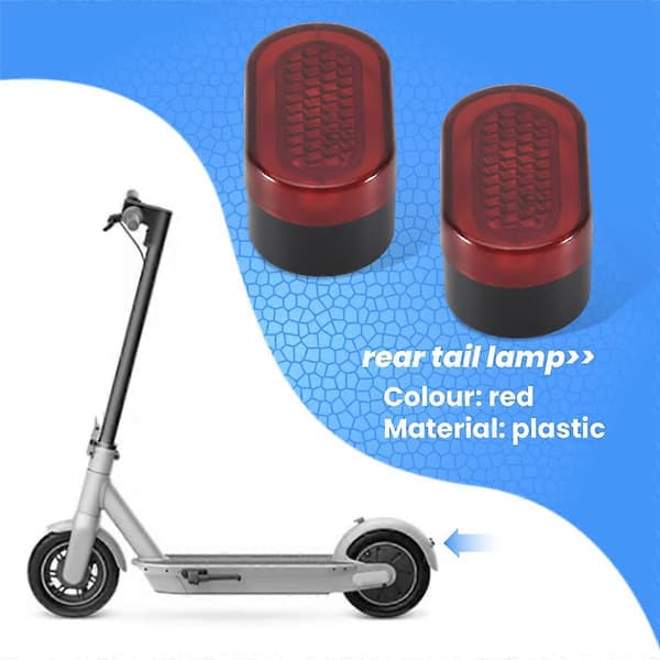 Bakre Baklykt Bremselys Deksel for NINEBOT MAX G30 Scooter Tilbehør