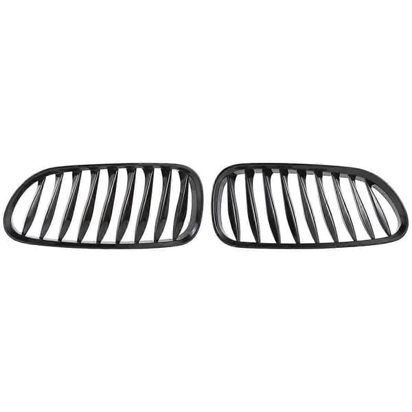 E85 Grill, Front Udskiftningsnyre Grill til BMW Z Serie Z4/E85 2003-2008 (Blank Sort)