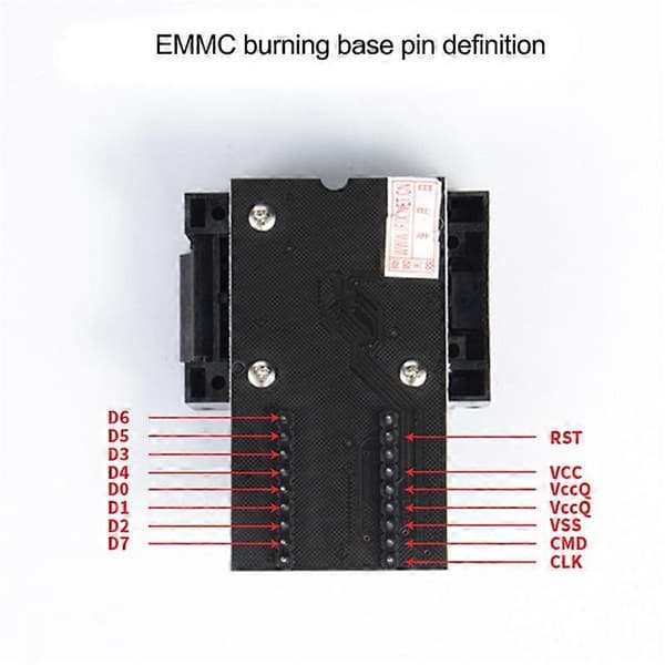 RT-BGA169-01 BGA169 / BGA153 EMMC Adapter V2.5 med 4st BGA Begränsningsram för RT809H Programmerare