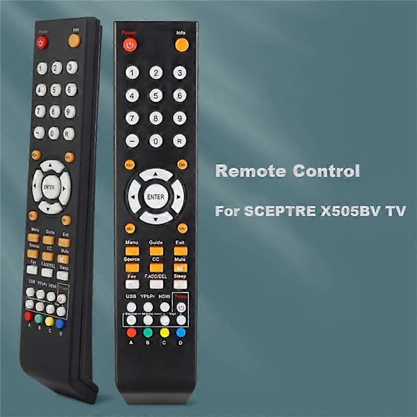 Fjärrkontroll för SCEPTRE X505BV TV-fjärrkontroll black