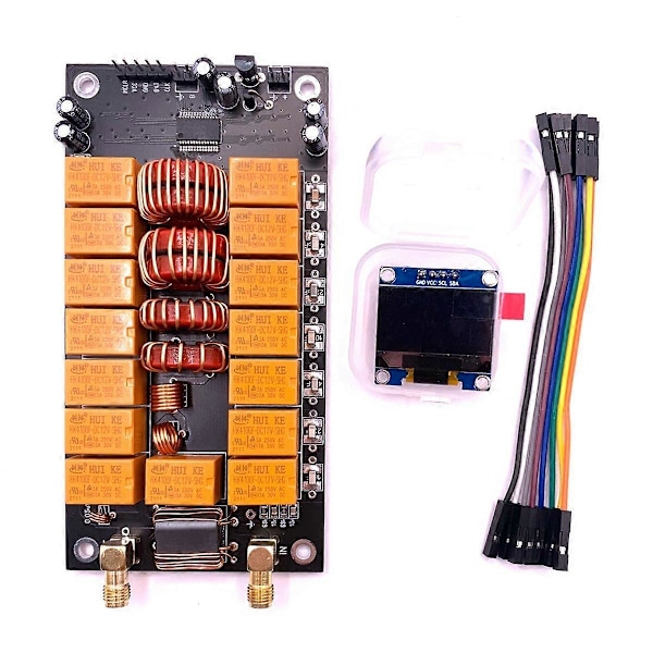 Antenne Tuner Board Bundkort med Skærm Færdig Version DIY Antenne Sæt Tester Elektronisk Comp