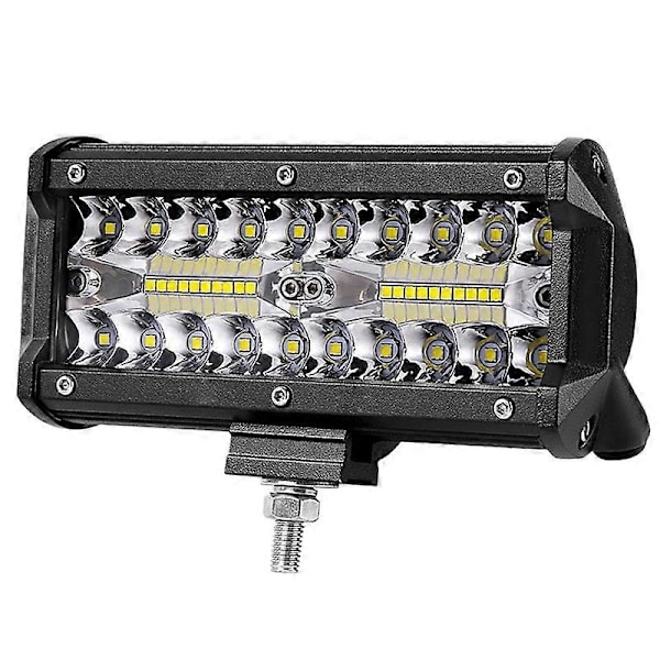 7 tum 120W Kombi Led Ljusramper Spot Flood Beam för Arbete Körning Offroad Båt Bil Traktor Lastbil SUV