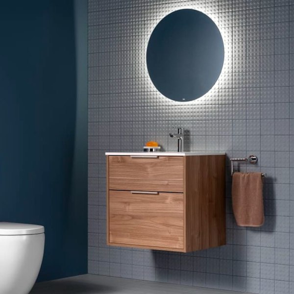 Krom ettgreps servantkran, glatt kropp A5A324FC00