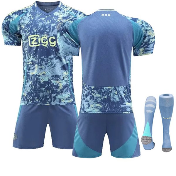 2425 Ajax vierasjalkapallopaita+sukka 16(90-100cm)