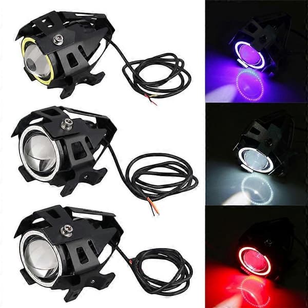 E-cykel Forlygte Input DC 12V-80V Ebike Styr Lampe Elektrisk Scooter LED Frontlys