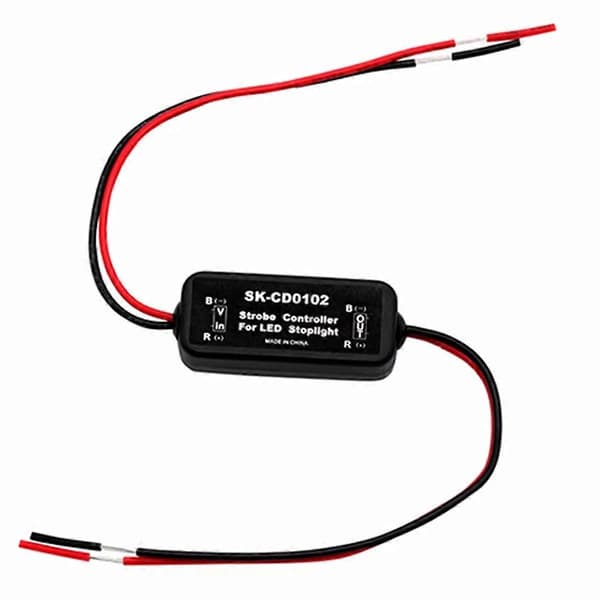 Strobe Controller Bremselys Blinkmodul til Bil LED Bremselys Stoplys Lampe 12V-16V LED Flash Tai SKCD0100
