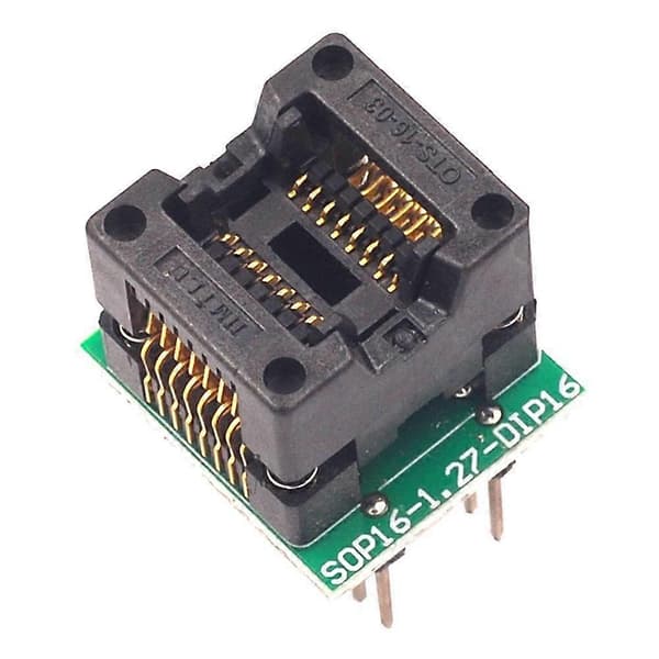 SOP16 TIL DIP16 IC Programmer Adapter Socket 150Mil Chip Programmer SOP16-1.27 Adapter Socket til DIP1