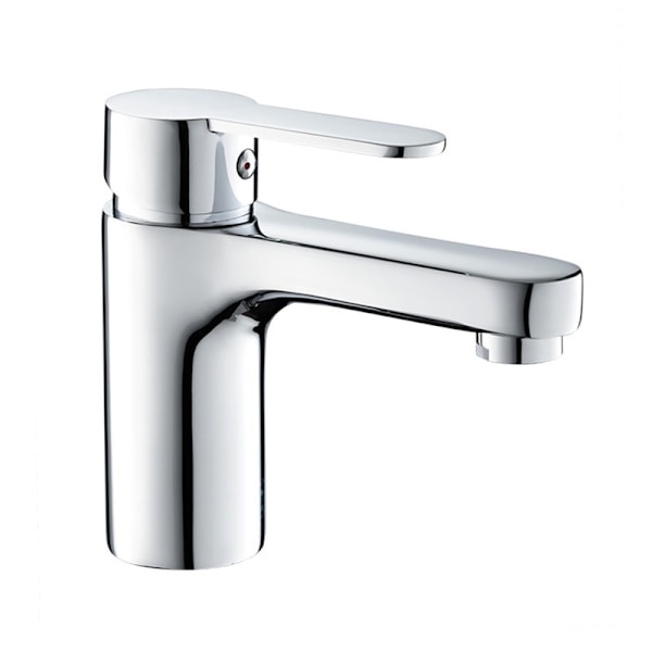 Krom ettgreps servantkran, glatt kropp A5A324FC00