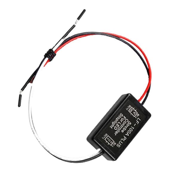 LF-100A Bil Blixtljus Kontroller Strobe Kontroller Blinkare Andningsmodul för Bil LED Bromsljus