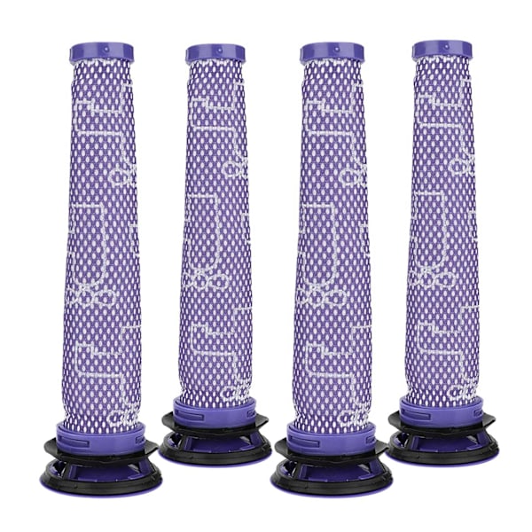 4-delt erstatningsforfilter for Dyson-støvsugerfilter, kompatibelt med Dyson V6 V7 V8-serien, erstatter del